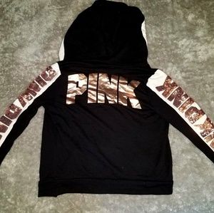 VS Pink Bling Full Zip